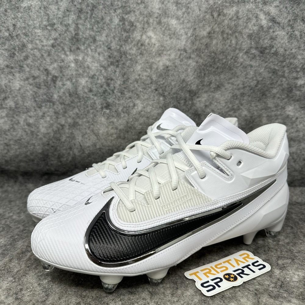 Nike Vapor Edge Elite 360 2 DT Football Cleats Mens Sz 11 White Black Detachable